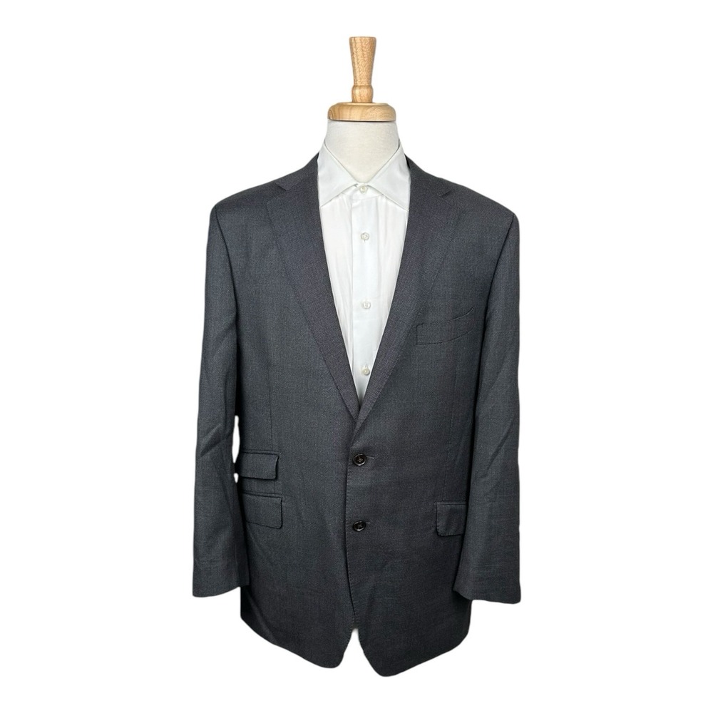 Suitsupply Gray Birdseye Vitale Barberis Wool Sienna Sportcoat Blazer 48R